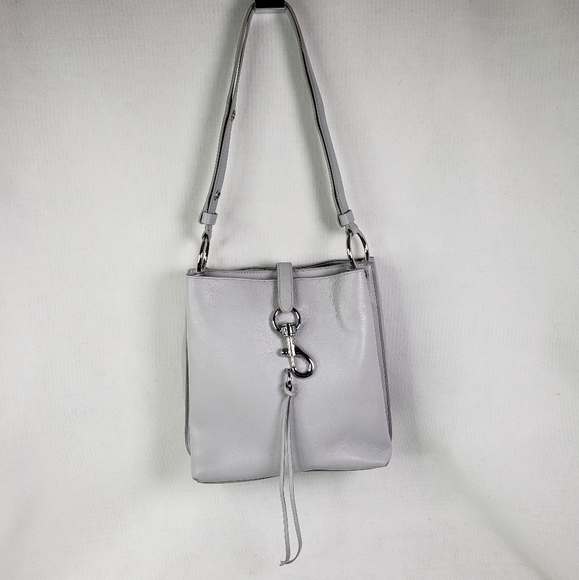 Rebecca Minkoff 'Megan' Shoulder Bag in Dusty Gray - Picture 3 of 17